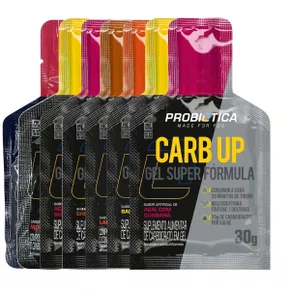 Kit Gel Isotônico Probiotica Carb-Up Super Fórmula 6 Sabores 7 Unidades