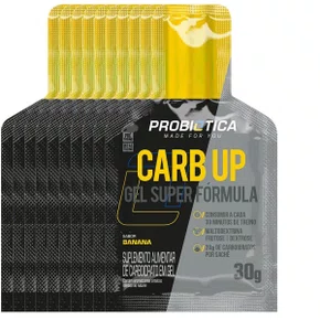 Kit Gel Isotônico Probiotica Carb-Up Super Fórmula Banana 10 Unidades