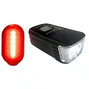 Kit Iluminação Farol de Bicicleta Absolute Urban Light 240 lumens + sinalizador