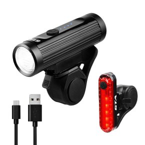 Kit Iluminação Farol Bicicleta GTA 700 Lúmens + Sinalizador Traseiro GTA 10 Lúmens Kit Iluminação Farol Bicicleta GTA 700 Lúmens + Sinalizador Traseiro GTA 10 Lúmens