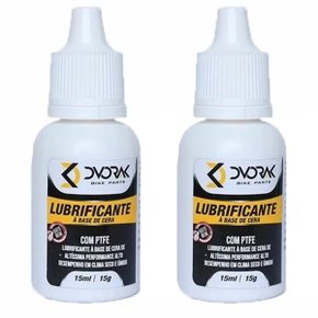 Kit Lubrificante de Bicicleta Dvorak Cera PTFE 15ml 2 Unidades Kit Lubrificante de Bicicleta Dvorak Cera PTFE 15ml 2 Unidades