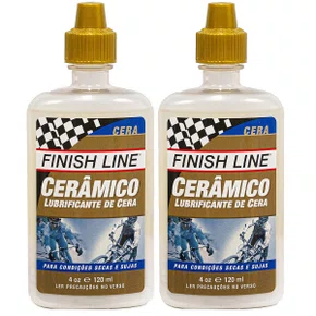 Kit Lubrificante de Bicicleta Finish Line Cerâmico 120ml 2 Unidades
