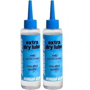 Kit Lubrificante de Bicicleta Morgan Blue Extra Dry Lube 125ml 2 Unidades
