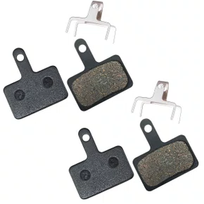 Kit Pastilha Freio de Bicicleta Absolute Semi Metálica Padrão Shimano M315 M396 M445 M575 2 Unidades