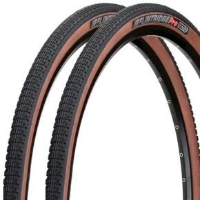 Kit Pneu de Bicicleta Gravel Kenda Flintridge GCT CS 700x35 Bege 2 Unidades