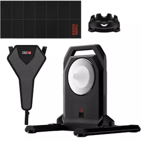 Kit Rolo de Treino ThinkRider XX-Pro Interativo 25° 2500 W + Tapete + Suporte de Roda + Protetor de Suor