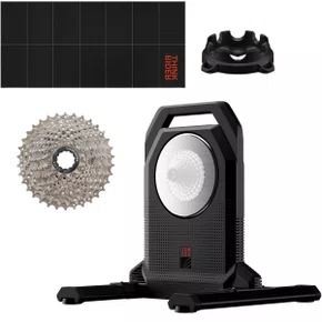 Kit Rolo de Treino ThinkRider XX-Pro Interativo 25° 2500 W + Tapete + Suporte de Roda + Cassete 11-34 12 vel