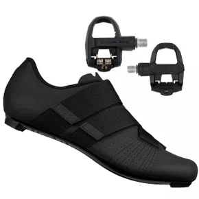 Kit Sapatilha Fizik Tempo Powerstrap R5 Speed Preta + Pedal Look Keo Classic 3 Kit Sapatilha Fizik Tempo Powerstrap R5 Speed Preta + Pedal Look Keo Classic 3