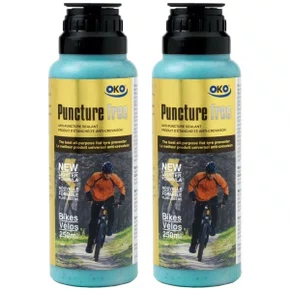 Kit Selante para Pneu de Bicicleta Tubeless OKO Puncture Free 250ml 2 unidades Kit Selante para Pneu de Bicicleta Tubeless OKO Puncture Free 250ml 2 unidades