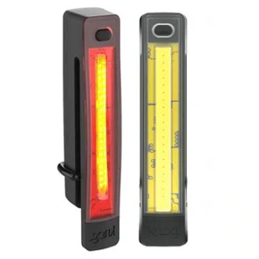 Kit Sinalizador Traseiro de Bicicleta Knog Plus USB 20 Lúmens + Sinalizador Dianteiro Knog Plus