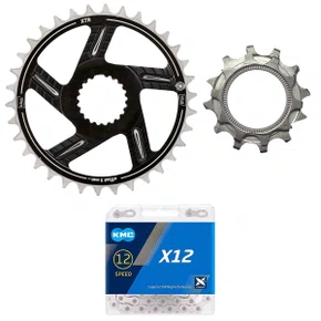 Kit Transmissão de Bicicleta Padrão Shimano XTR 36 Micro Spline