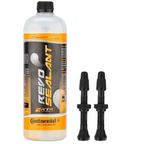 Kit Tubeless Continental Selante Revo 1L + Válvulas Continental 40mm Kit Tubeless Continental Selante Revo 1L + Válvulas Continental 40mm