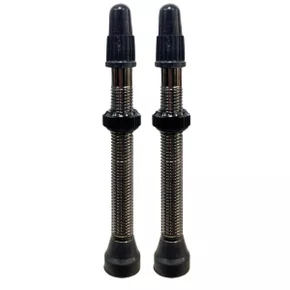 Kit Válvula de Bicicleta Dvorak Tubeless Metal 55mm 2 Unidades
