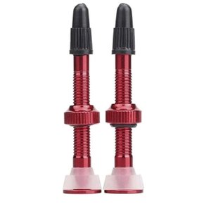 Kit Válvulas Absolute Tubeless Vermelho 48mm 2 Unidades Kit Válvulas Absolute Tubeless Vermelho 48mm 2 Unidades