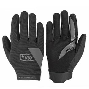 Luva de Ciclismo 100% Ridecamp Preta Luva de Ciclismo 100% Ridecamp Preta