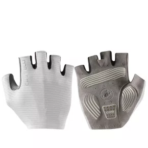 Luva de Ciclismo Castelli Espresso Branca Luva de Ciclismo Castelli Espresso Branca