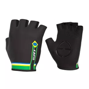 Luva de Ciclismo ERT Campeão Brasileiro Preta
