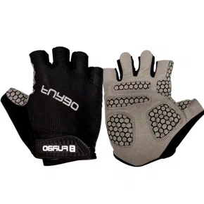 Luva de Ciclismo Furbo Nero Preta Luva de Ciclismo Furbo Nero Preta