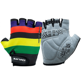 Luva de Ciclismo Hupi Eco Champs Preta Luva de Ciclismo Hupi Eco Champs Preta
