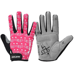 Luva de Ciclismo Hupi Love Bike Feminina Rosa Luva de Ciclismo Hupi Love Bike Feminina Rosa