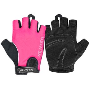 Luva de Ciclismo Rontek RT-10 Rosa Luva de Ciclismo Rontek RT-10 Rosa