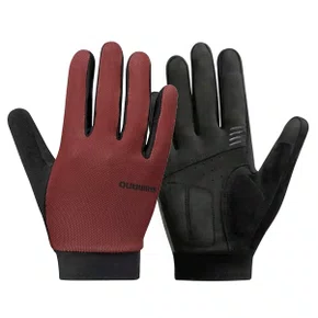 Luva de Ciclismo Shimano Explorer Vermelha