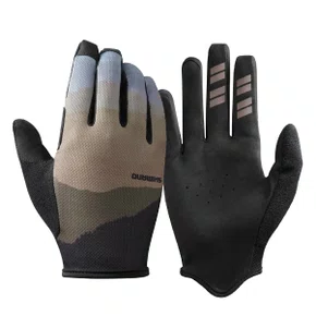 Luva de Ciclismo Shimano Trail Marrom