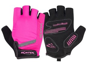 Luva de Ciclismo Rontek RT-20 Gel Feminina Rosa Luva de Ciclismo Rontek RT-20 Gel Feminina Rosa