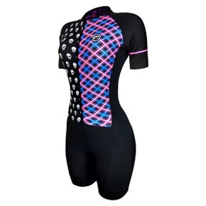 Macaquinho de Ciclismo Barbedo Sport Preto Feminino