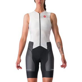 Macaquinho de Ciclismo Castelli Triatlhon Free Branco