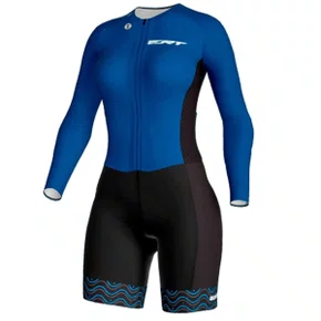 Macaquinho de Ciclismo ERT New Elite Agyptian Gel Azul