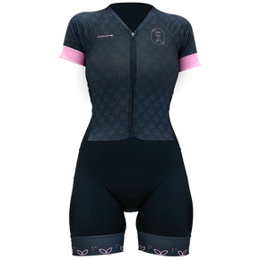 Macaquinho de Ciclismo Hupi Like a Girl Rosa