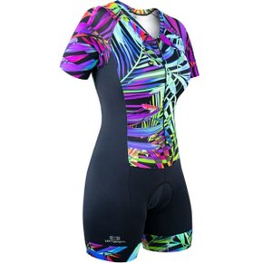 Macaquinho de Ciclismo Marcio May Funny Preto e Roxo Macaquinho de Ciclismo Marcio May Funny Preto e Roxo