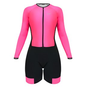 Macaquinho de Ciclismo SportXtreme Comfort Manga Longa Feminino Rosa Macaquinho de Ciclismo SportXtreme Comfort Manga Longa Feminino Rosa