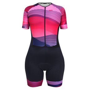 Macaquinho de Ciclismo SportXtreme Confort Aura Feminino Preto e Rosa Macaquinho de Ciclismo SportXtreme Confort Aura Feminino Preto e Rosa