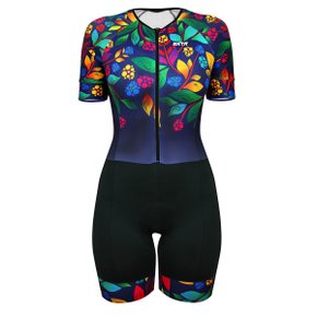 Macaquinho de Ciclismo SportXtreme Expert Rio Feminino Preto e Roxo Macaquinho de Ciclismo SportXtreme Expert Rio Feminino Preto e Roxo