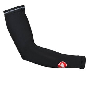 Manguito de Ciclismo Castelli Upf 50+ Light Preto Manguito de Ciclismo Castelli Upf 50+ Light Preto