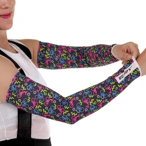 Manguito de Ciclismo ERT Biking Feminino Preto