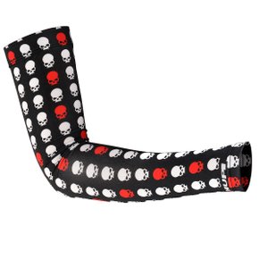 Manguito de Ciclismo Hupi Caveira Preto Manguito de Ciclismo Hupi Caveira Preto