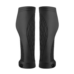 Manopla de Bicicleta Absolute EG6 com Trava Preta Manopla de Bicicleta Absolute EG6 com Trava Preta