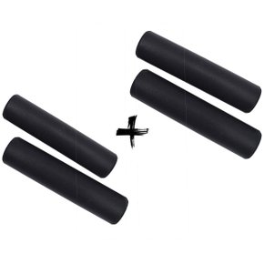 Manopla de Bicicleta Dvorak Silicone Ultragrip Preta 2 Unidades Manopla de Bicicleta Dvorak Silicone Ultragrip Preta 2 Unidades