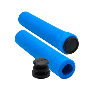 Manopla de Bicicleta Rontek Silicone Azul Manopla de Bicicleta Rontek Silicone Azul