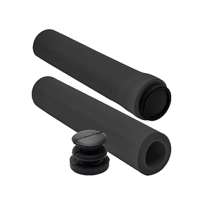 Manopla de Bicicleta Rontek Silicone Preta Manopla de Bicicleta Rontek Silicone Preta