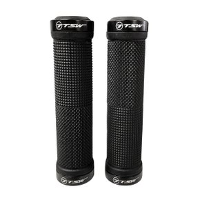 Manopla de Bicicleta TSW com Trava Preto Manopla de Bicicleta TSW com Trava Preto