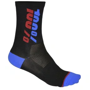 Meia de Ciclismo 100% Rythym Preta Meia de Ciclismo 100% Rythym Preta