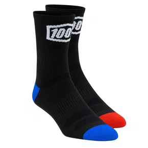 Meia de Ciclismo 100% Terrain Preta Meia de Ciclismo 100% Terrain Preta