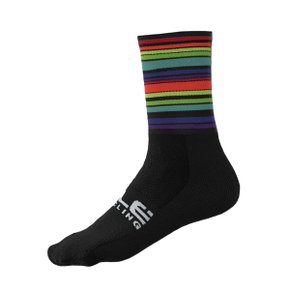 Meia de Ciclismo ALÉ Flash Preta