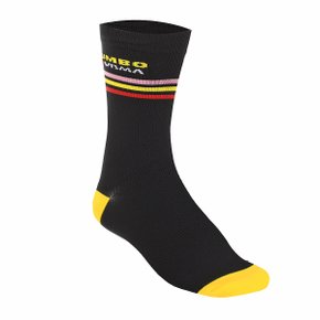 Meia de Ciclismo Americam Jumbo Visma Preta Meia de Ciclismo Americam Jumbo Visma Preta