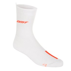 Meia de Ciclismo DMT Classic Race Branca Meia de Ciclismo DMT Classic Race Branca