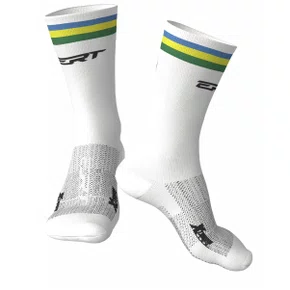 Meia de Ciclismo ERT Campeao Brasileiro Branca